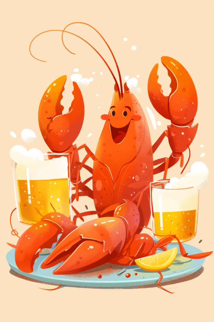 快乐龙虾品啤酒