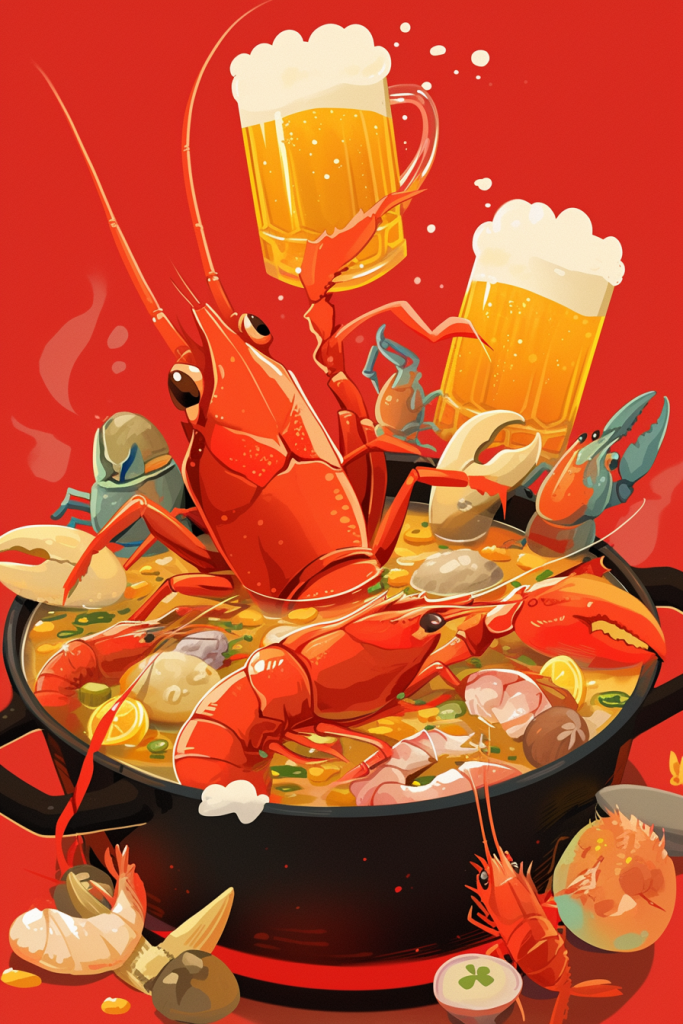 龙虾啤酒火锅盛宴
