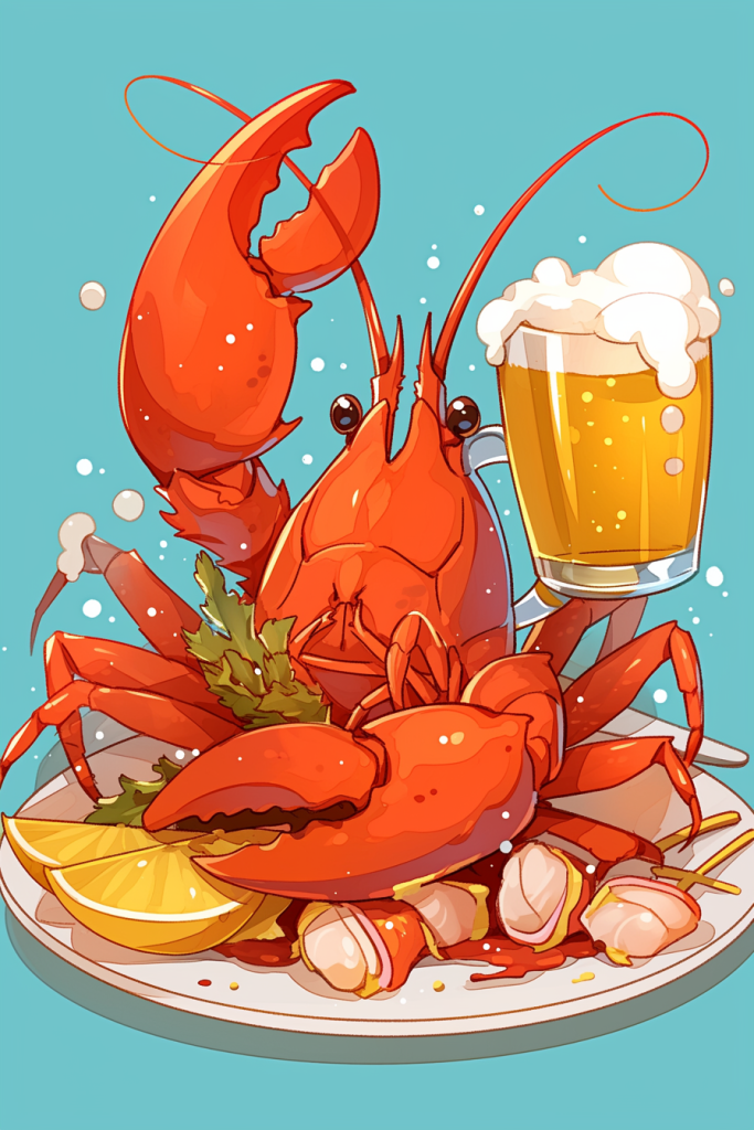 龙虾啤酒美食盛宴
