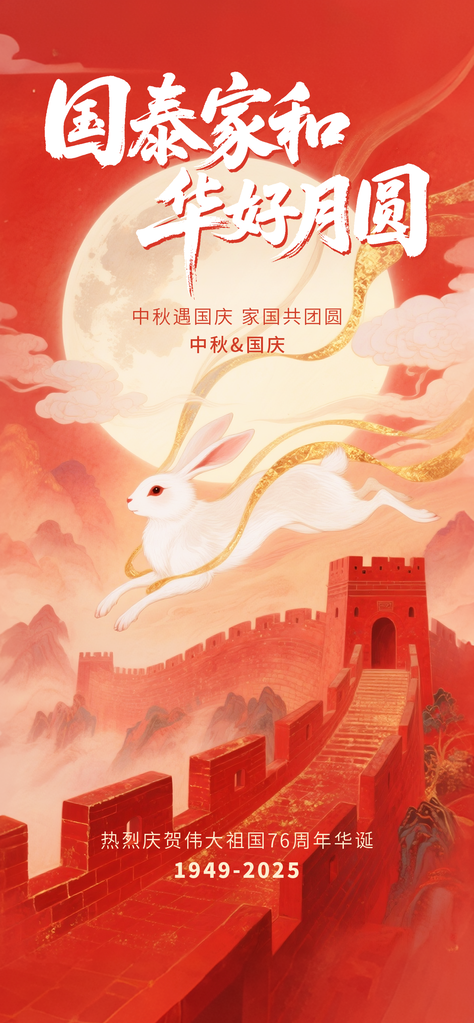 中秋中秋节秋季节日海报设计