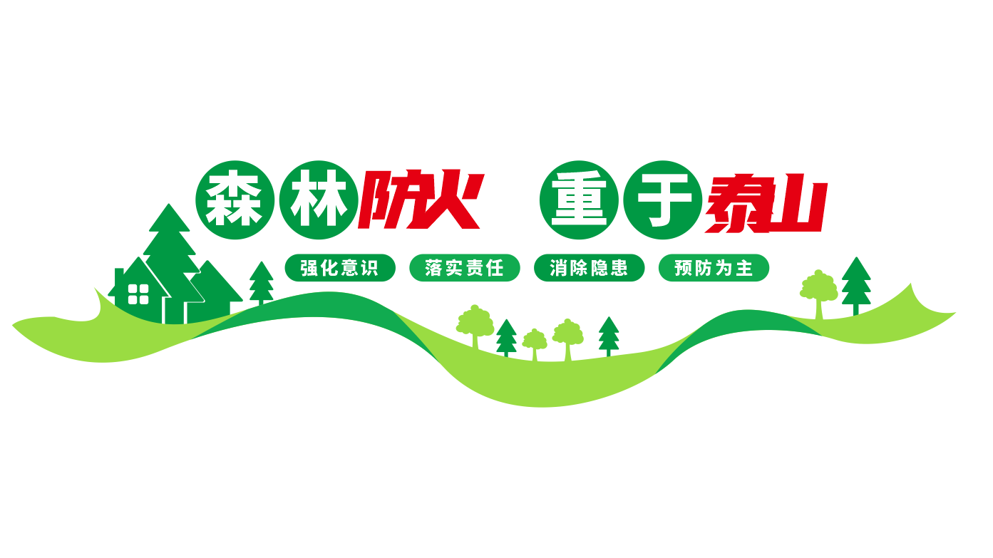 森林防火消防安全宣传标语文化墙