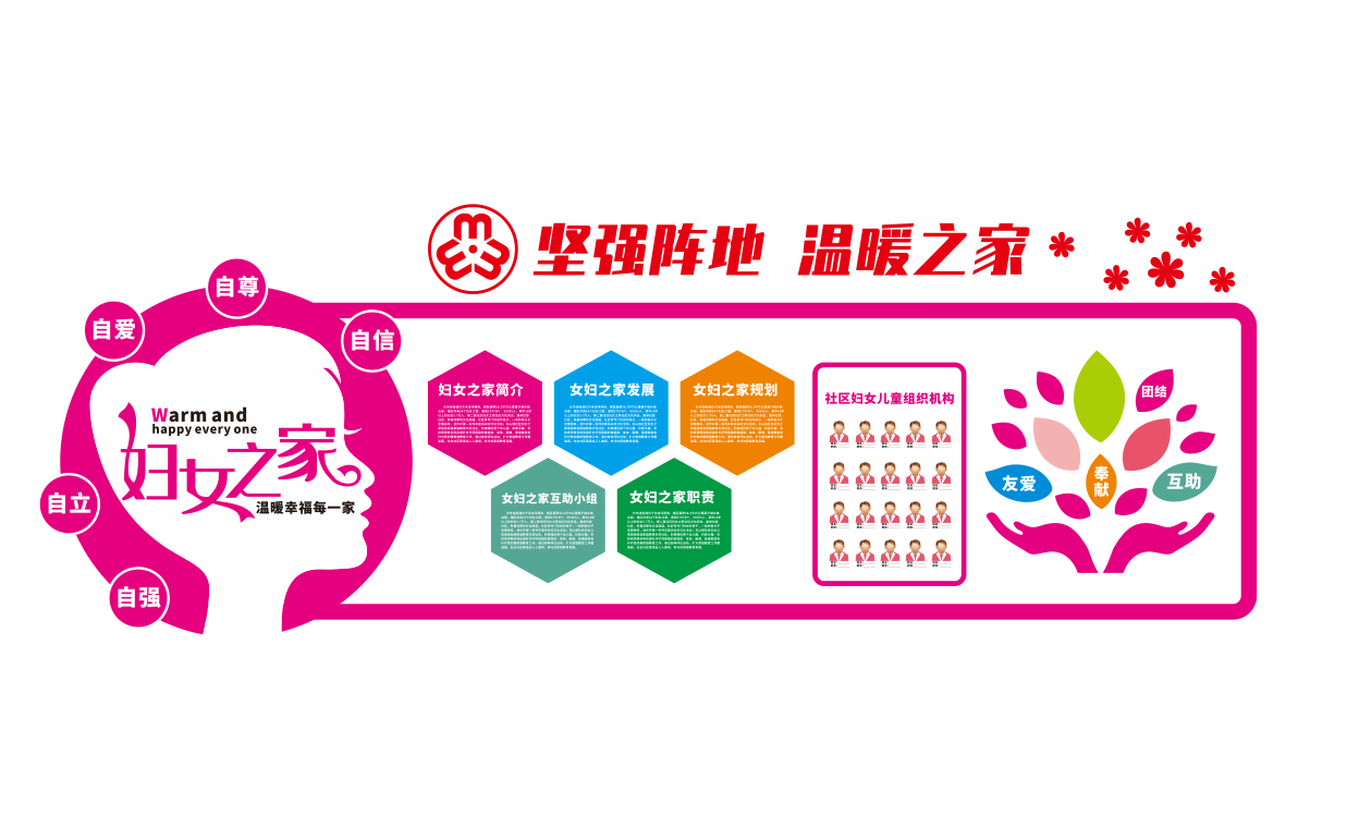 社区妇女之家文化墙