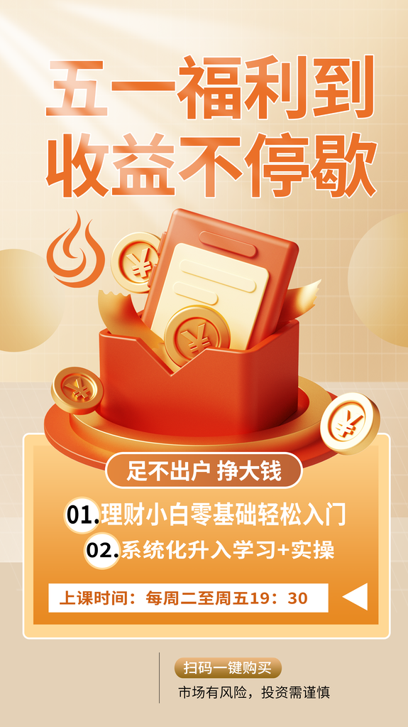 金融理财投资海报