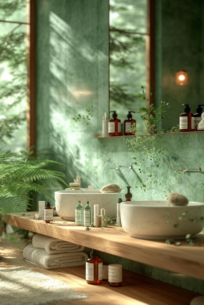 原木风天然护肤产品静物SPA