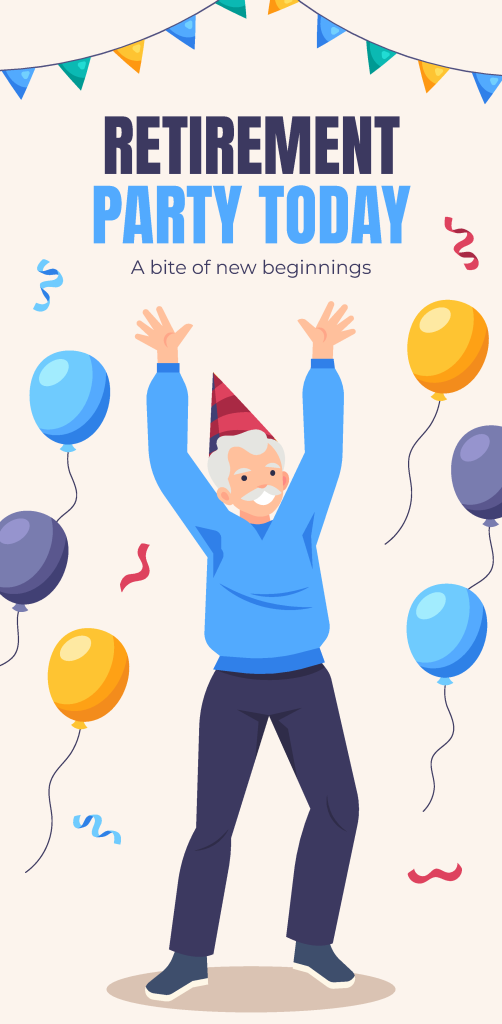 小清新卡通手绘生日派对矢量插画元素