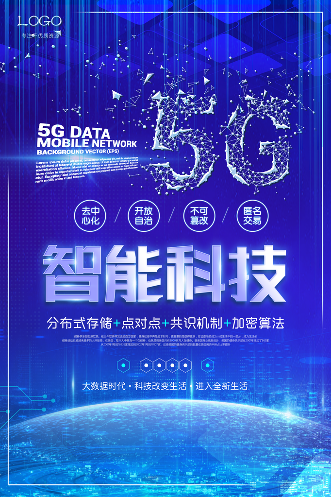 科技智能引领未来海报设计