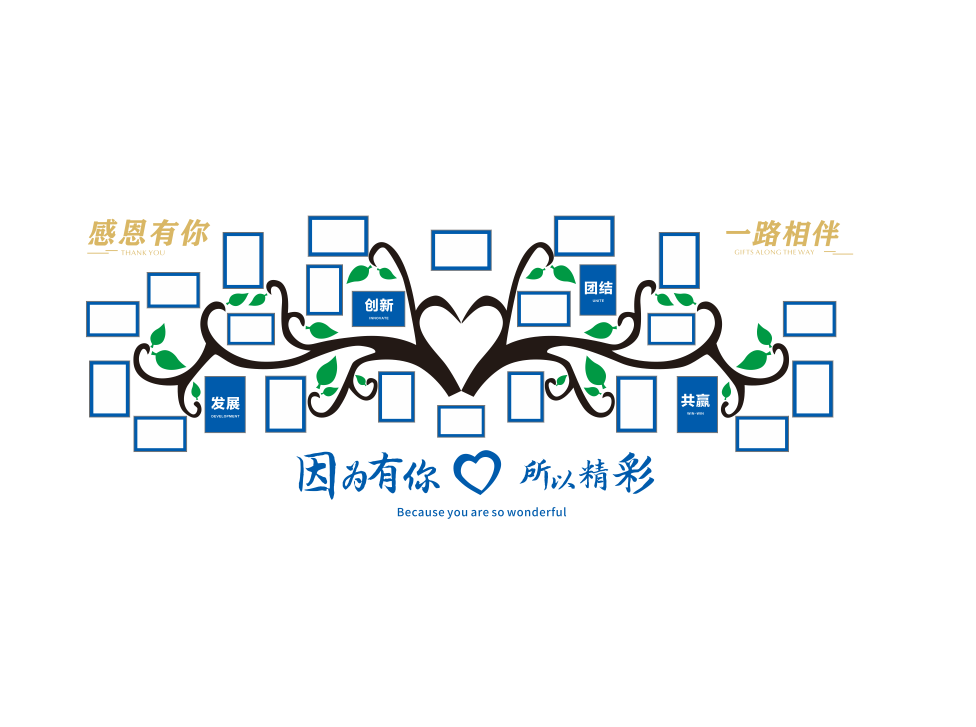 公司员工风采企业照片墙