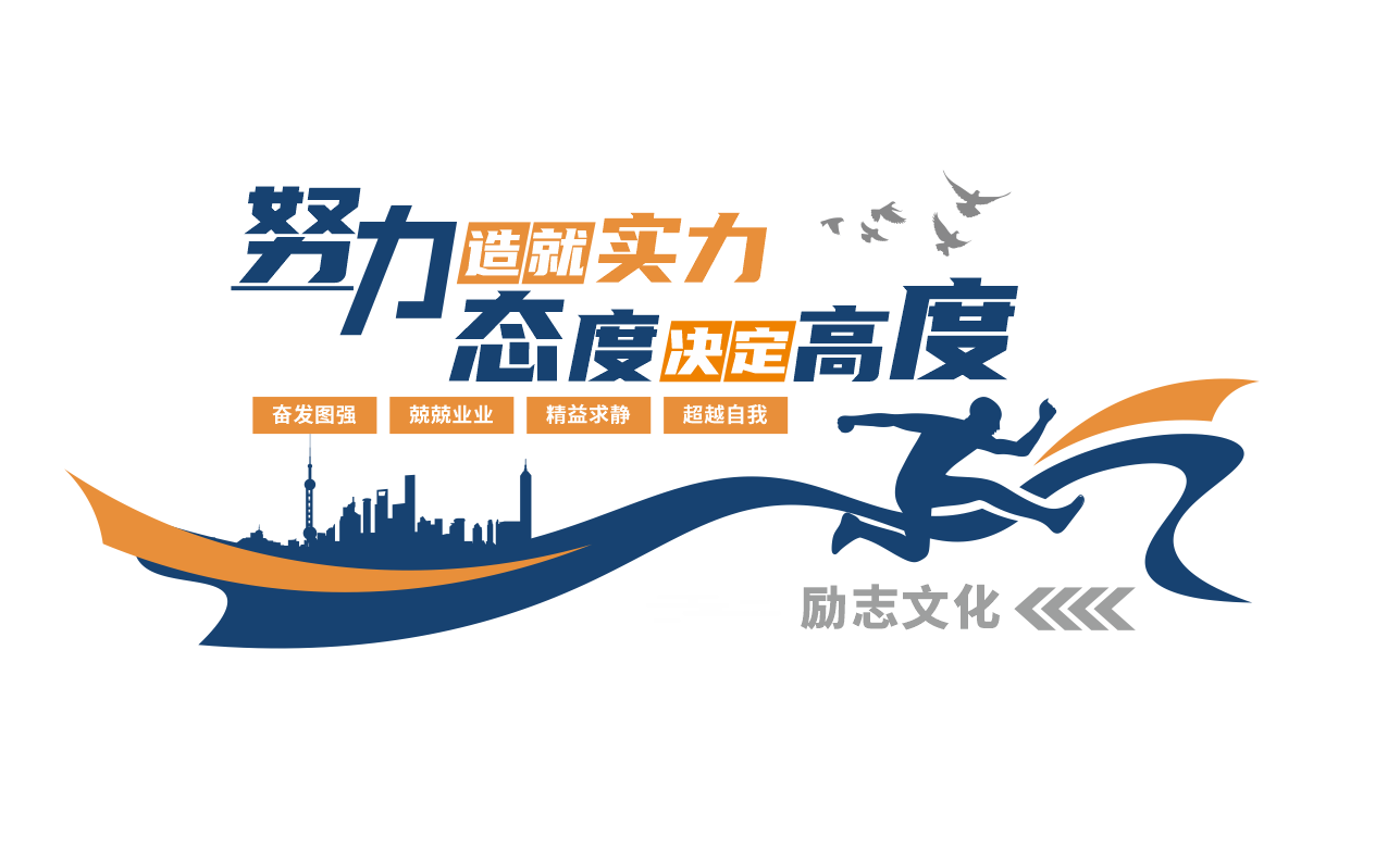 企业文化企业励志标语文化墙