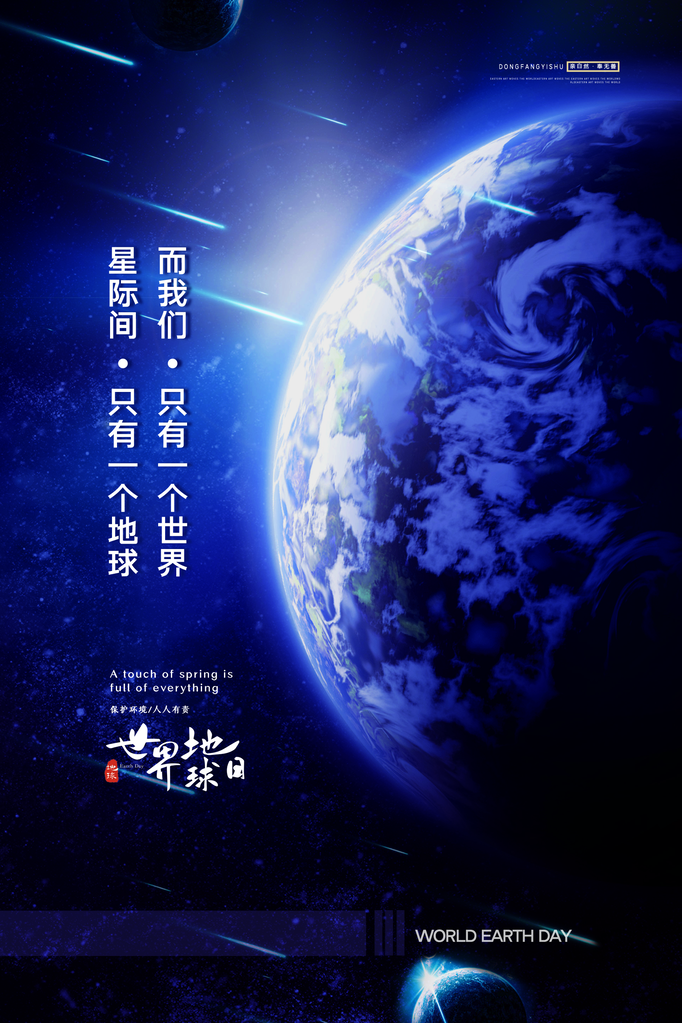 世界地球日环保海报