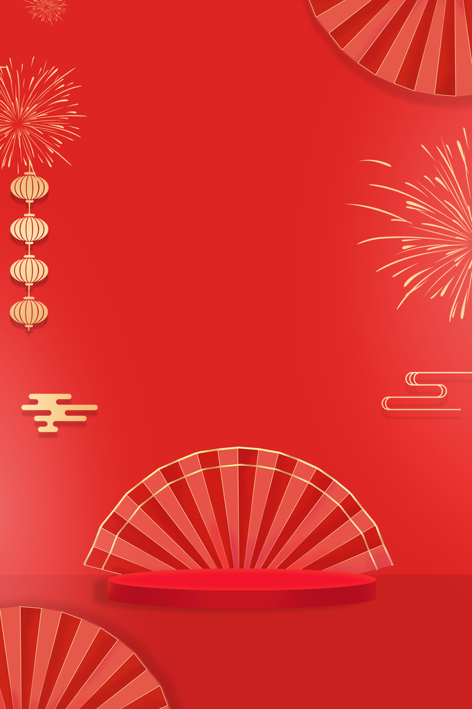 红色会议主题背景图