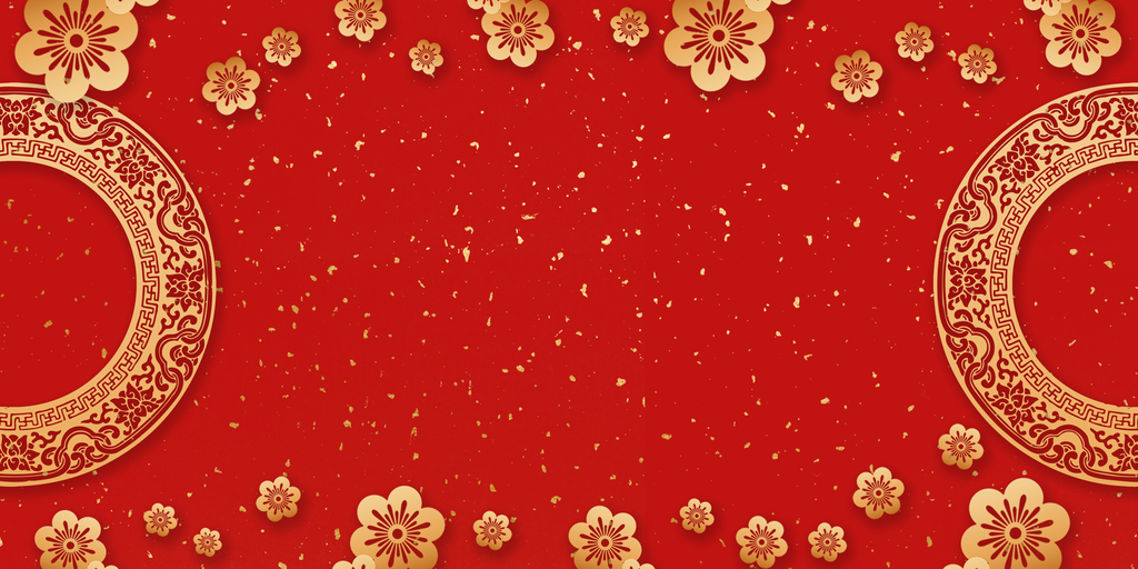 新年春节红色喜庆节日背景背景图素材