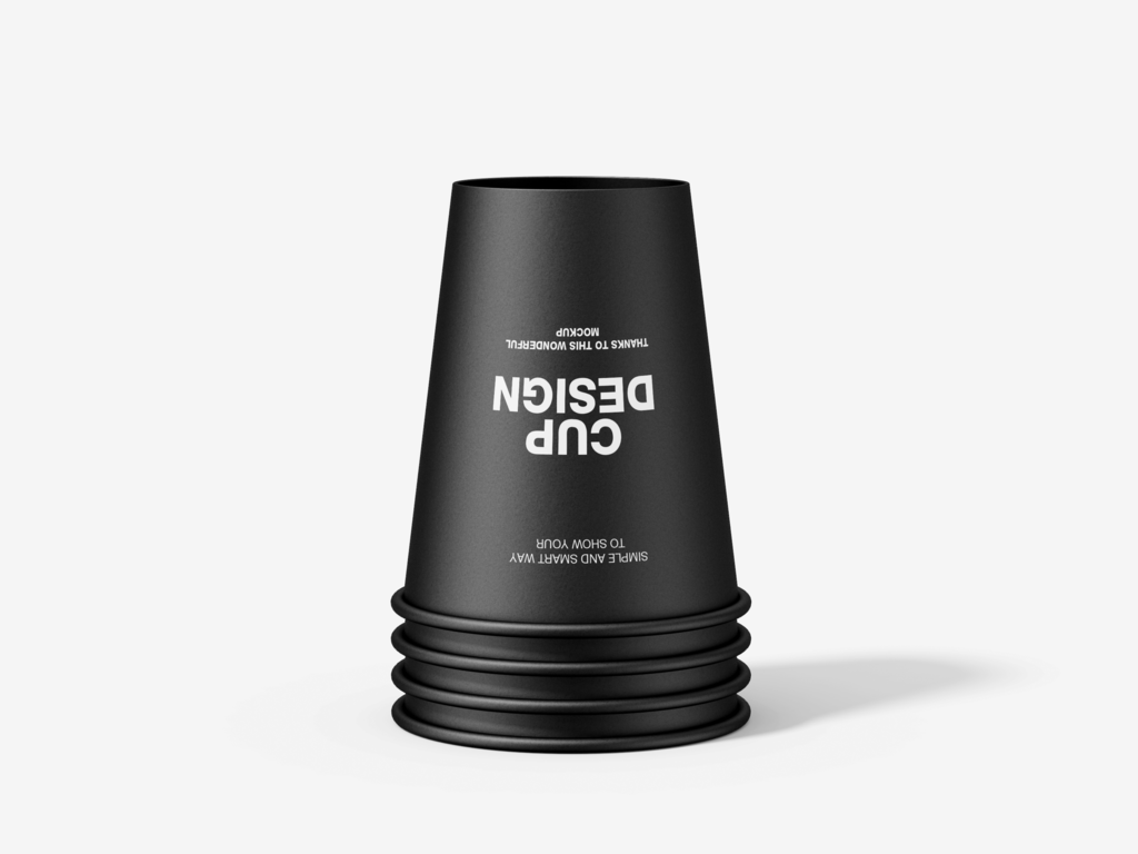 咖啡饮料水杯子一次性纸杯logoPSD