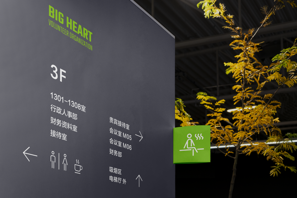楼层索引导视系统指示牌导向牌指引牌样机