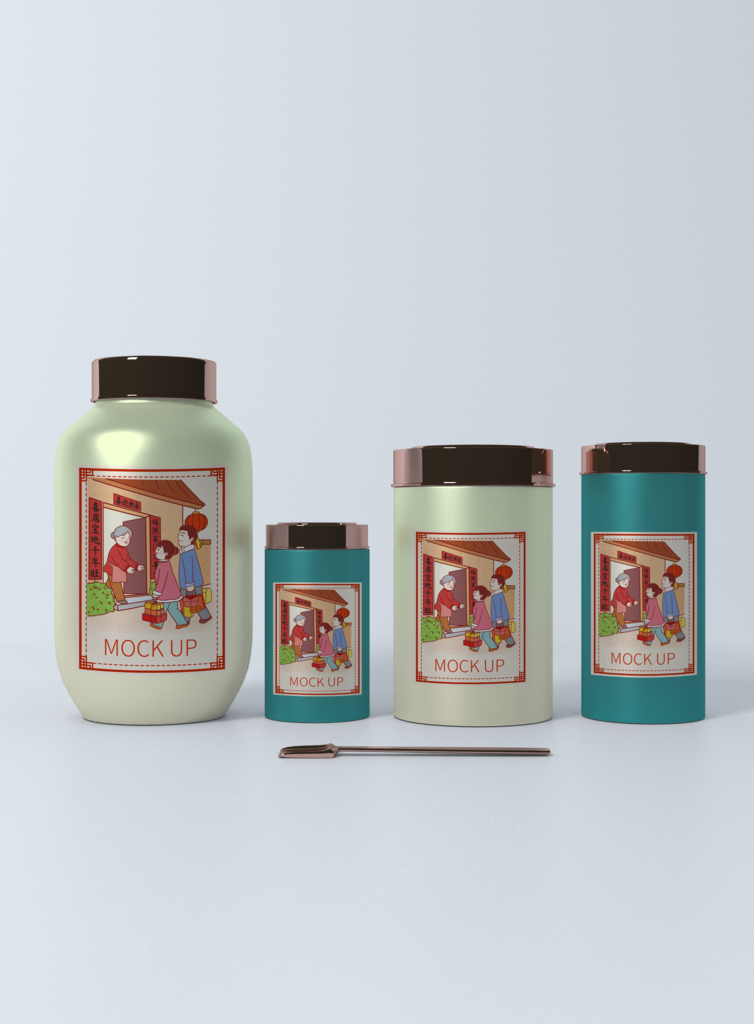 茶罐茶叶包装样机