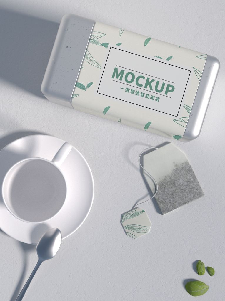 茶包茶袋茶叶罐子礼盒包装样机