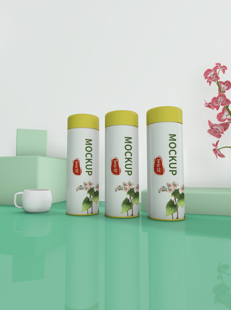 茶叶罐子礼盒包装样机