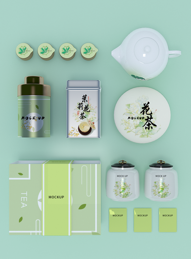 茶叶罐子礼盒包装样机