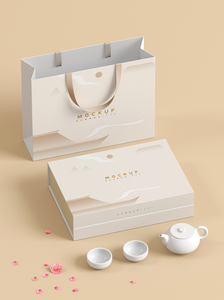 茶叶礼盒包装样机