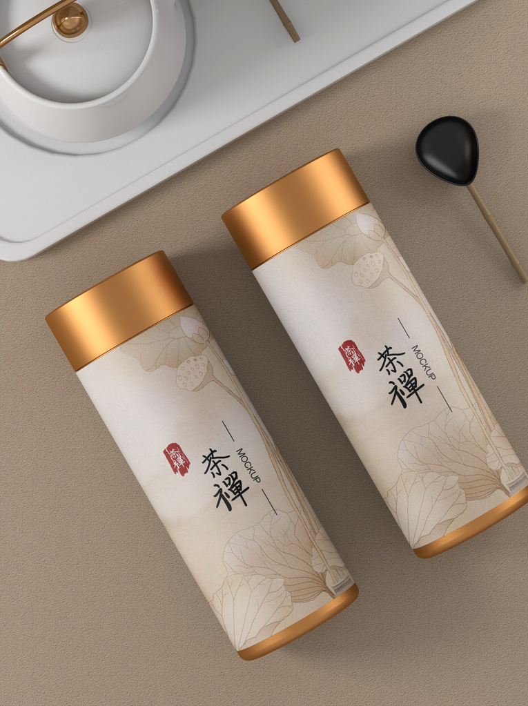 茶叶包装礼盒罐子展示样机
