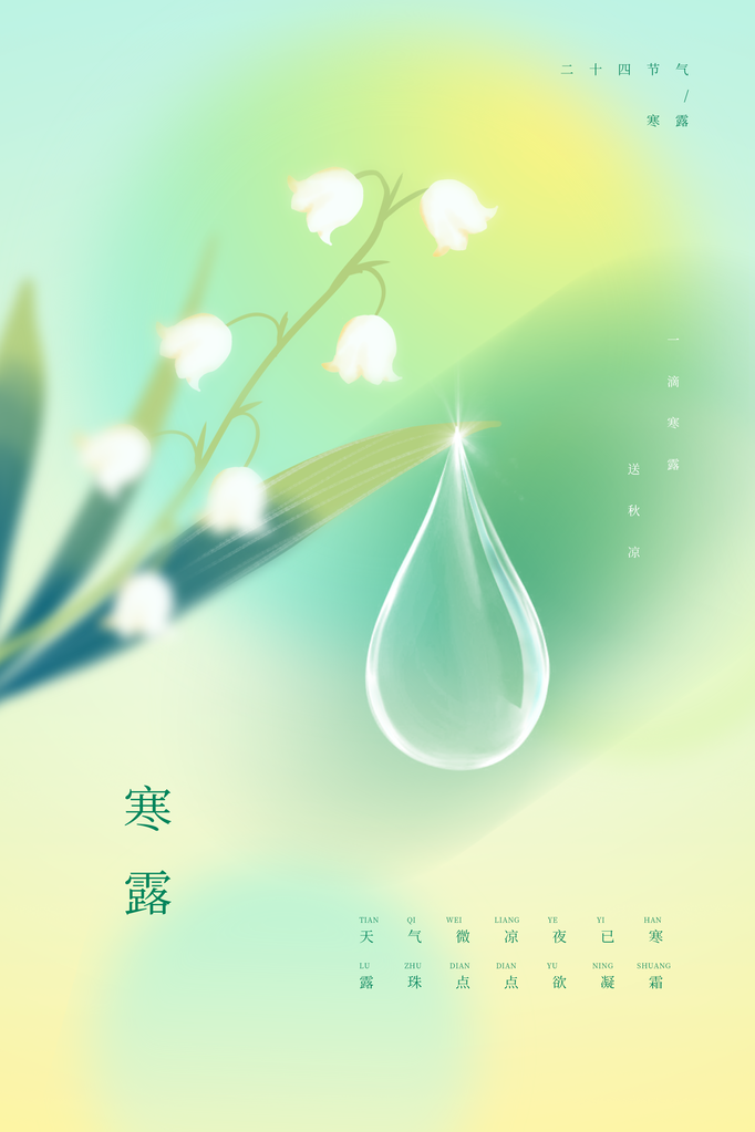 寒露节气传统活动海报