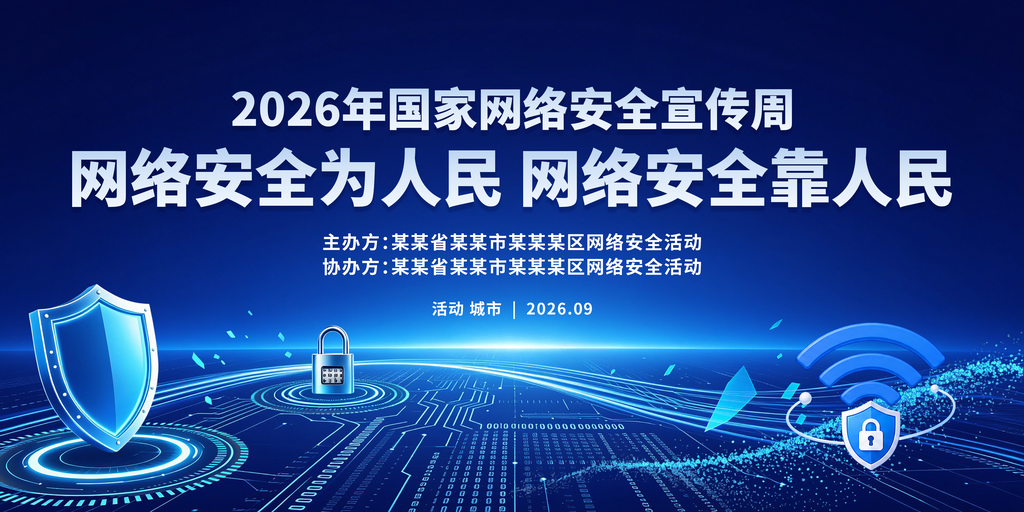 2026年国家网络安全宣传周海报展板