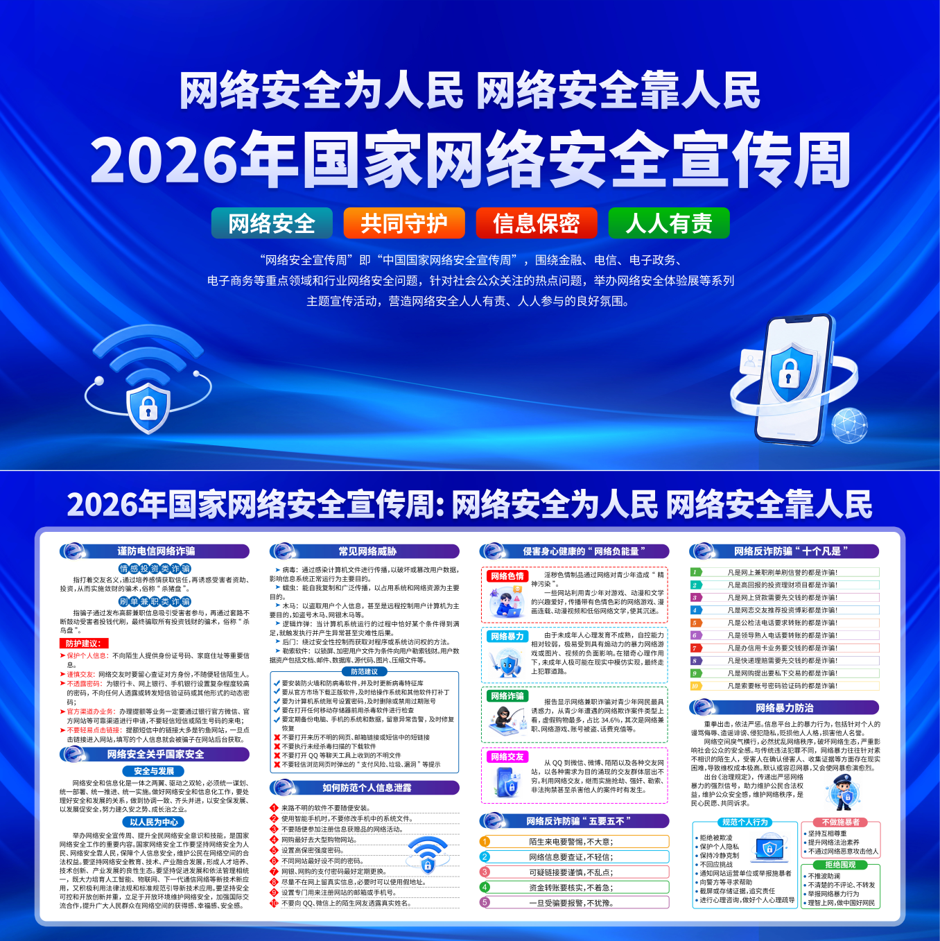 2026年国家网络安全宣传周活动主题展板