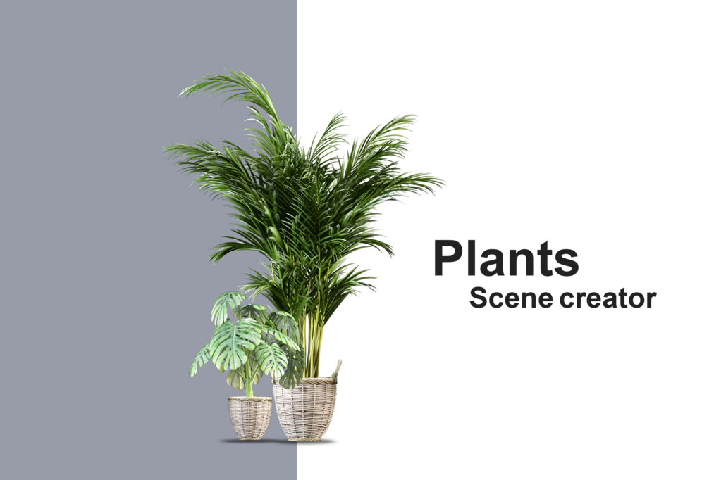 免抠室内盆栽盆景绿植植物装饰摆件贴图摆件