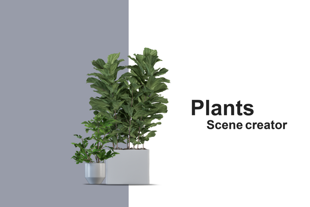 免抠室内盆栽盆景绿植植物装饰摆件