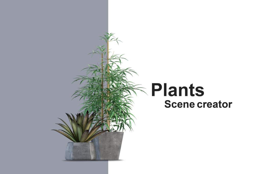 免抠室内盆栽盆景绿植植物装饰摆件