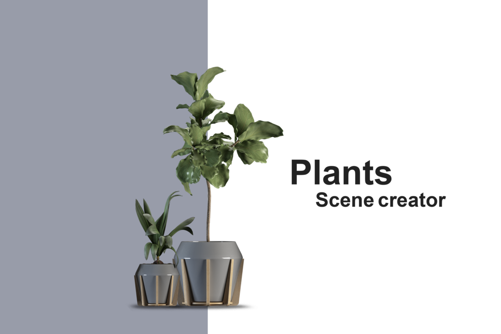 免抠室内盆栽盆景绿植植物装饰摆件