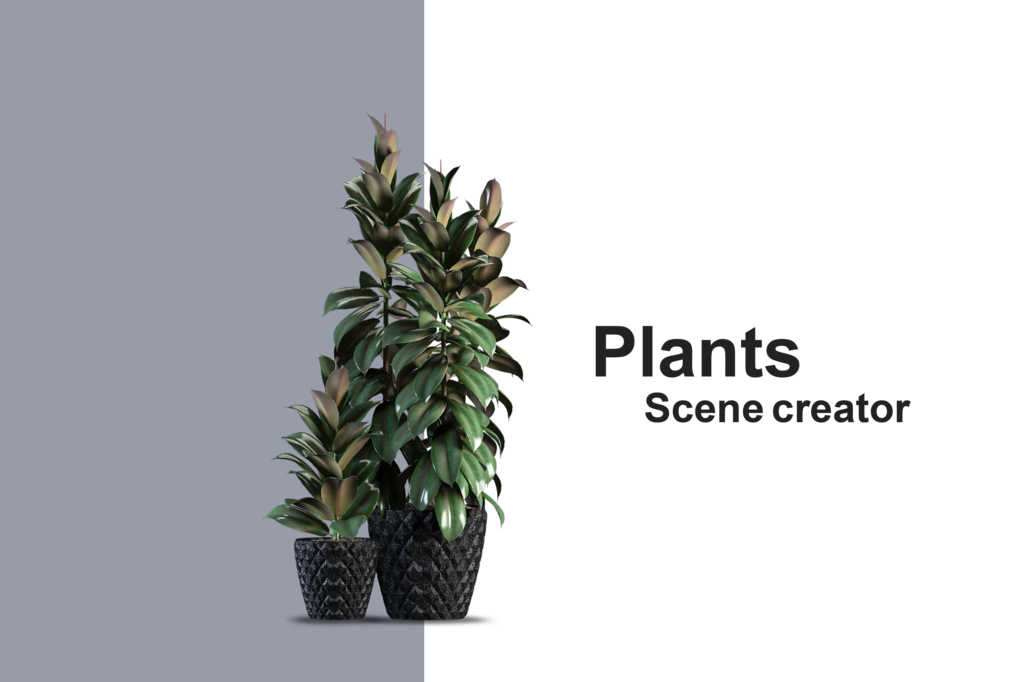 免抠室内盆栽盆景绿植植物装饰摆件