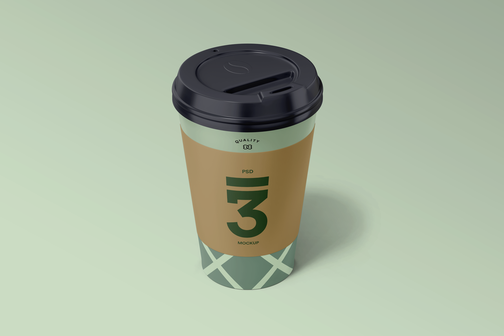 奶茶杯咖啡杯杯子纸杯饮料杯样机