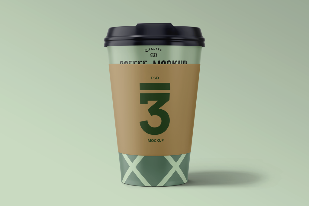 奶茶杯咖啡杯杯子纸杯饮料杯样机