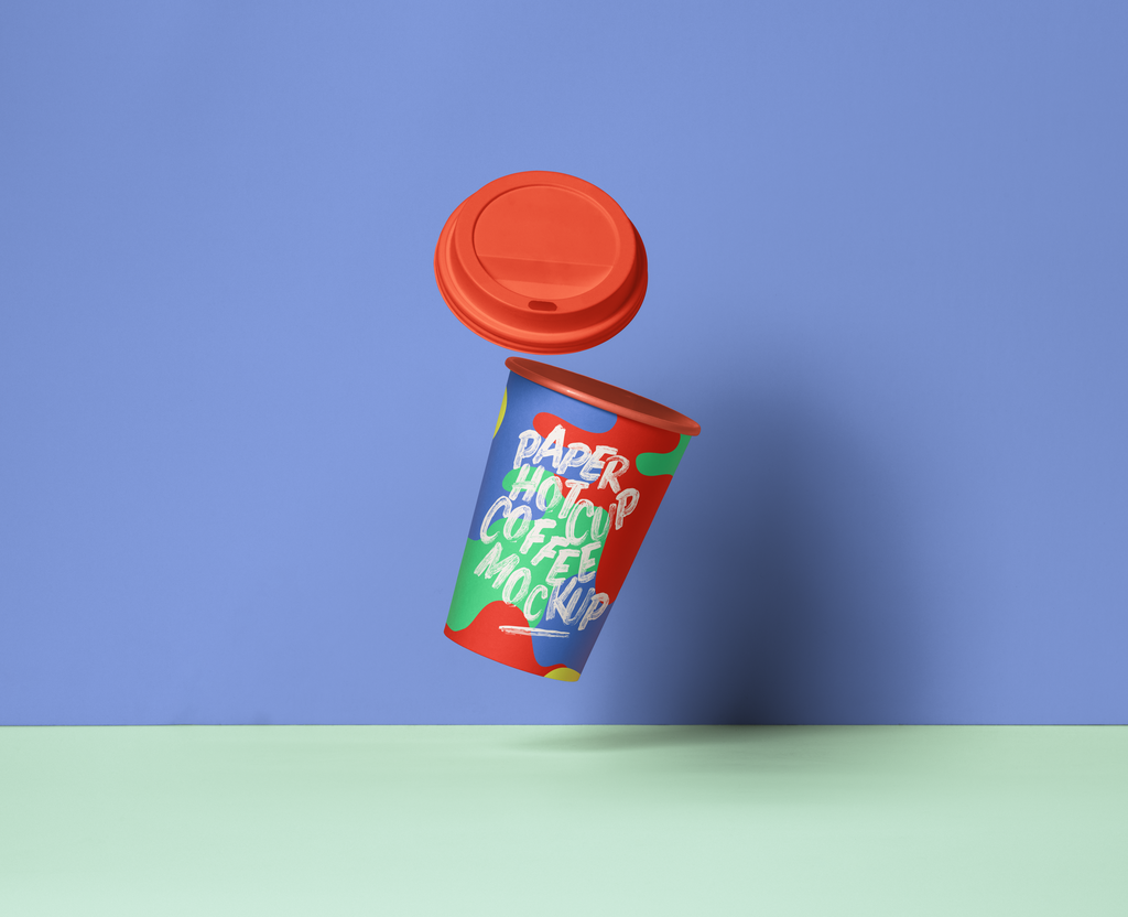 奶茶杯咖啡杯杯子纸杯饮料杯样机