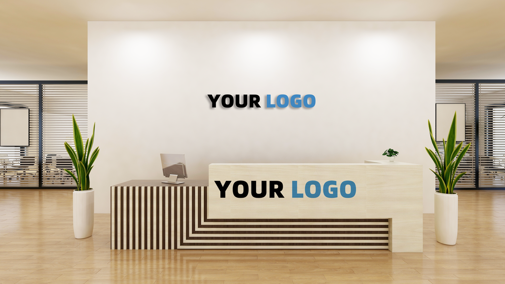 企业公司形象墙背景墙文化墙LOGO样机