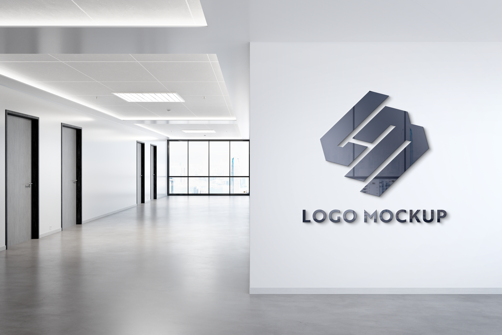 企业公司形象墙背景墙文化墙LOGO样机