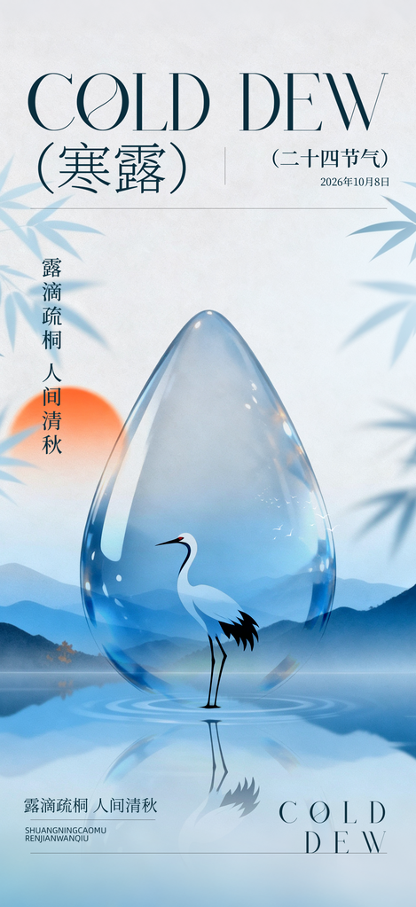 寒露节气海报