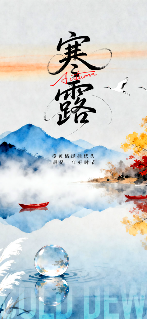 寒露节气海报