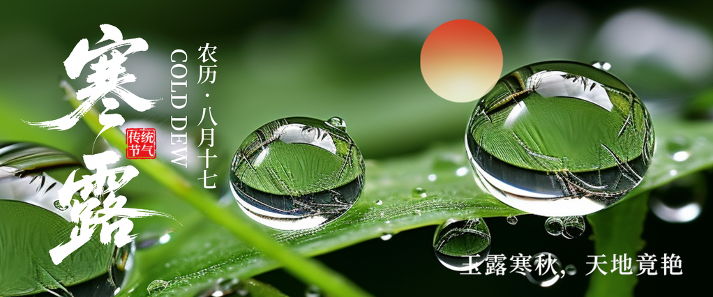 寒露节气海报设计