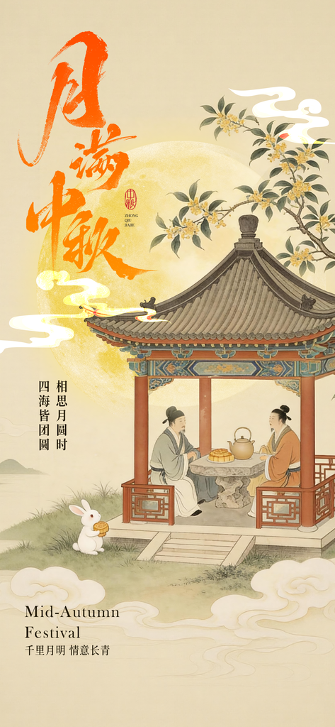 中秋节宣传海报