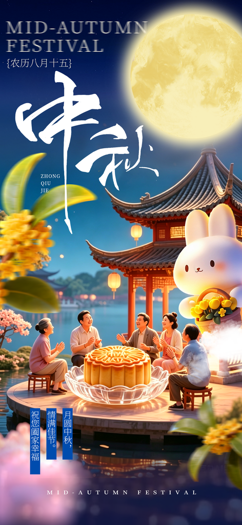 中秋节海报设计模板