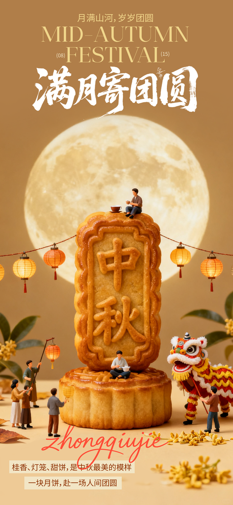 中秋节海报设计模板