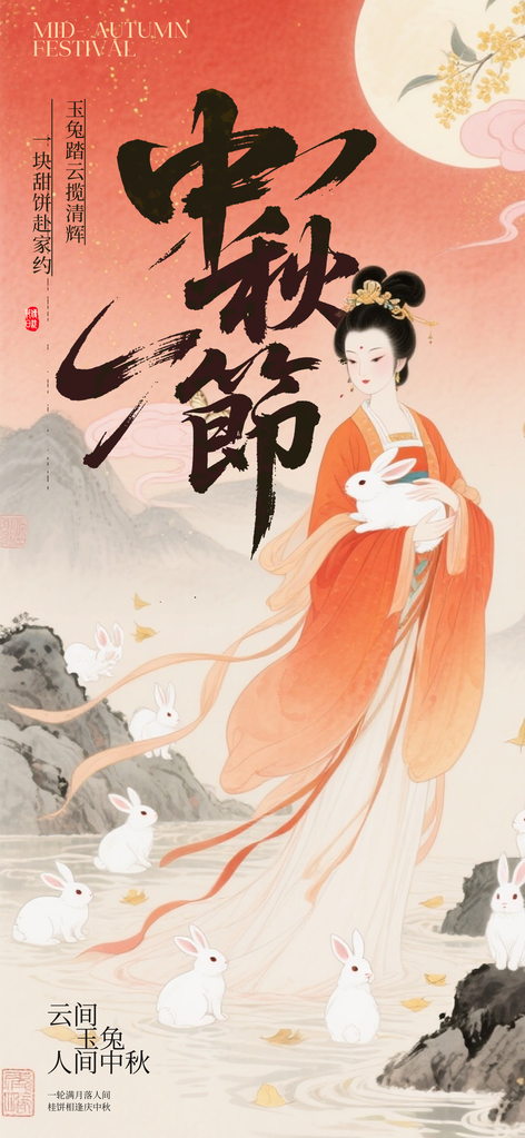 中秋节海报设计模板