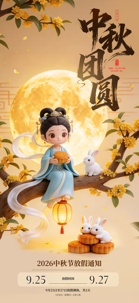 中秋节海报设计模板