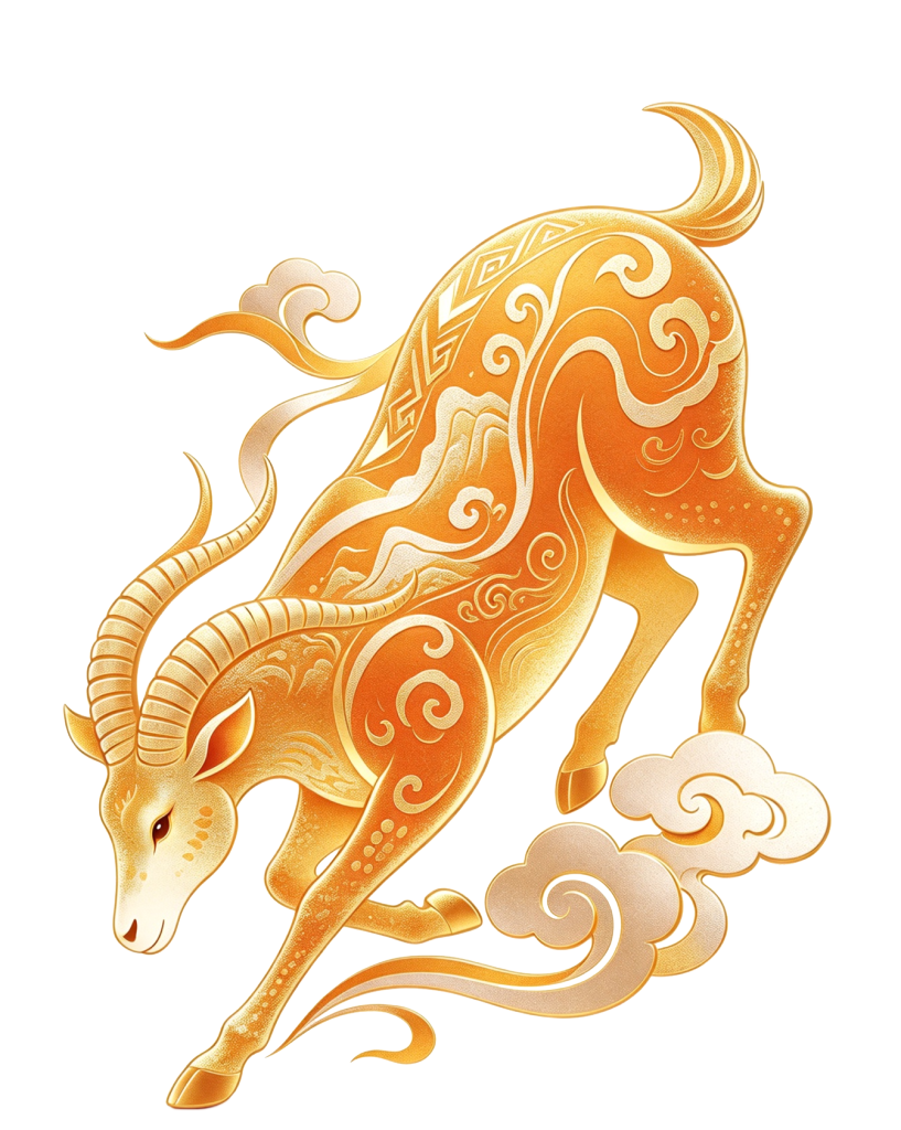 2027羊年金色羊免抠元素