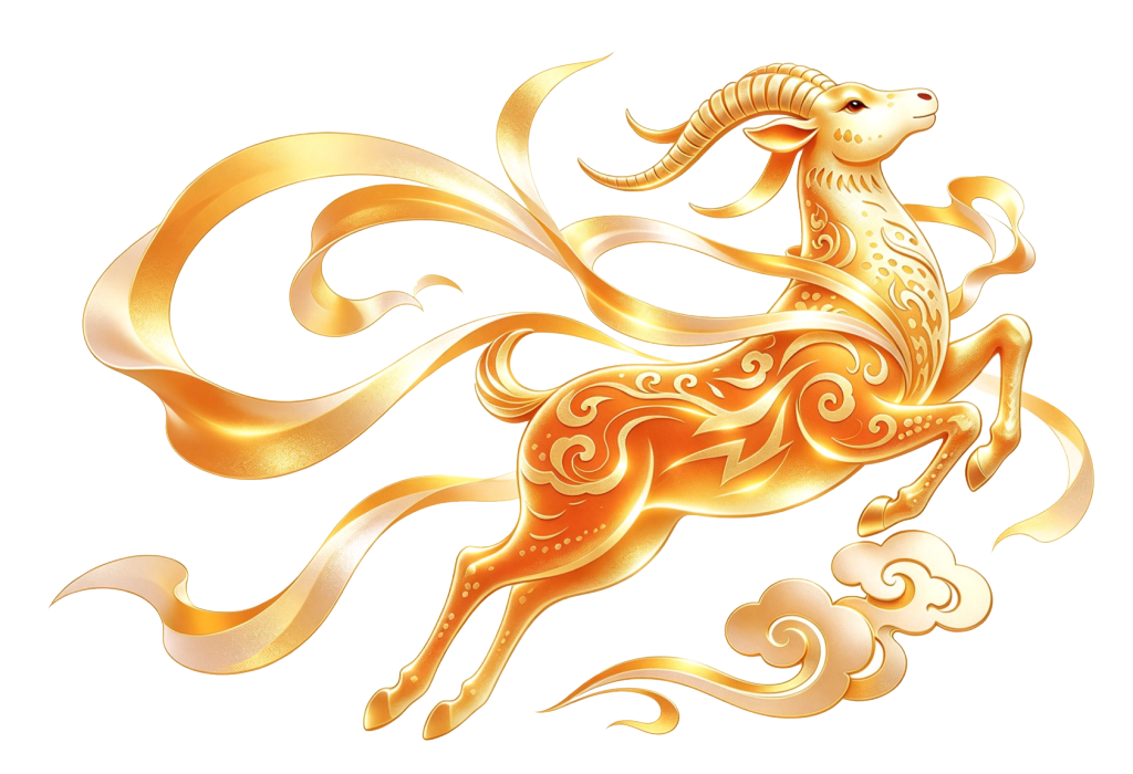 2027羊年金色羊免抠元素