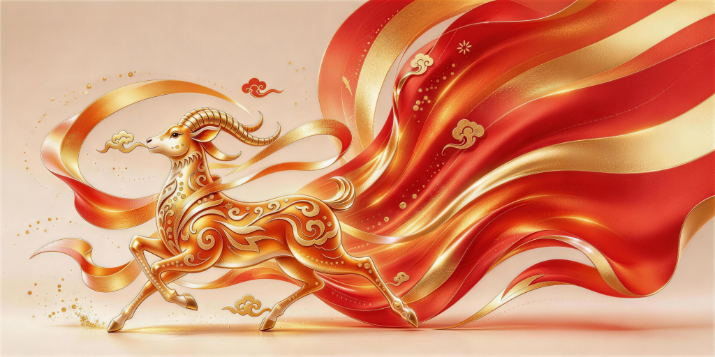 2027羊年企业年会背景