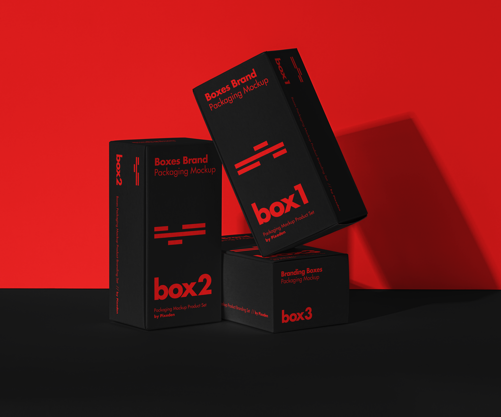 包装盒包装外包装创意设计应用样机素材