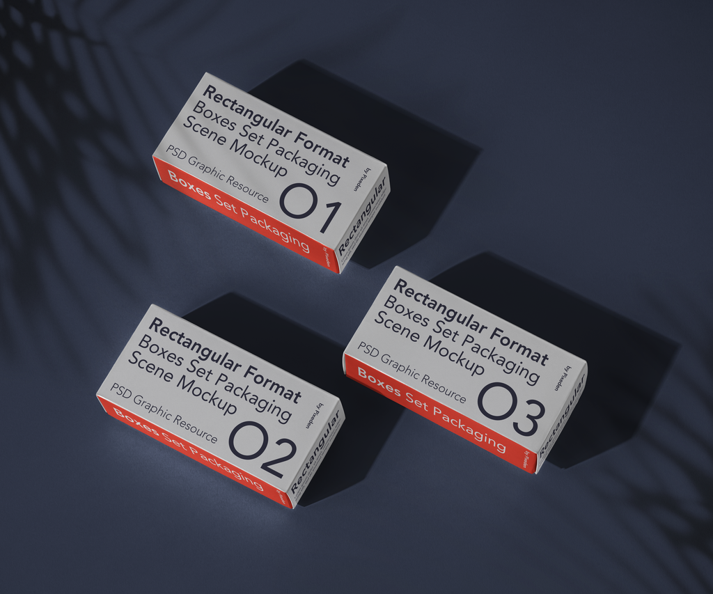 包装盒包装外包装创意设计应用样机素材