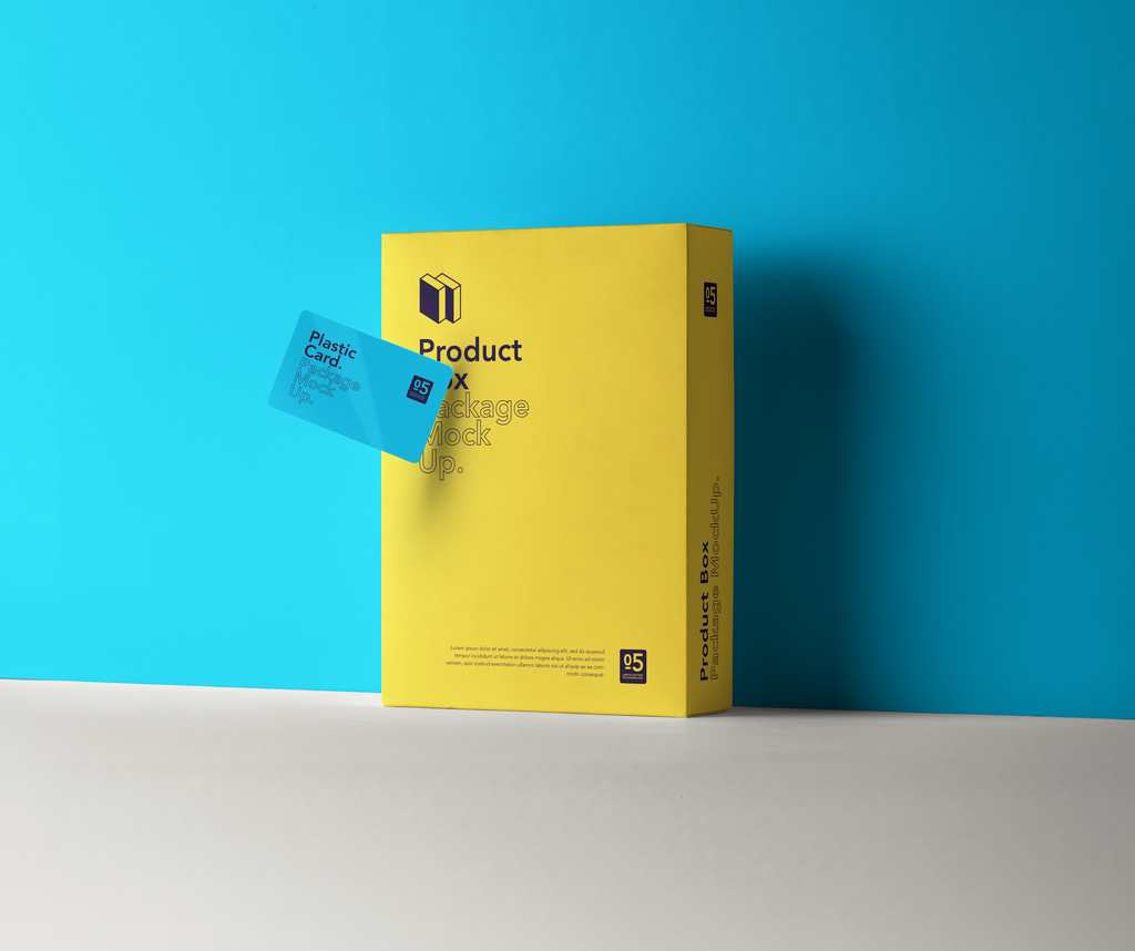 包装纸盒展示创意设计应用样机psd